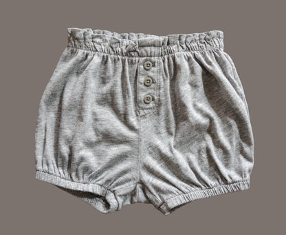 Heather Grey Bloomers: 12-18mos