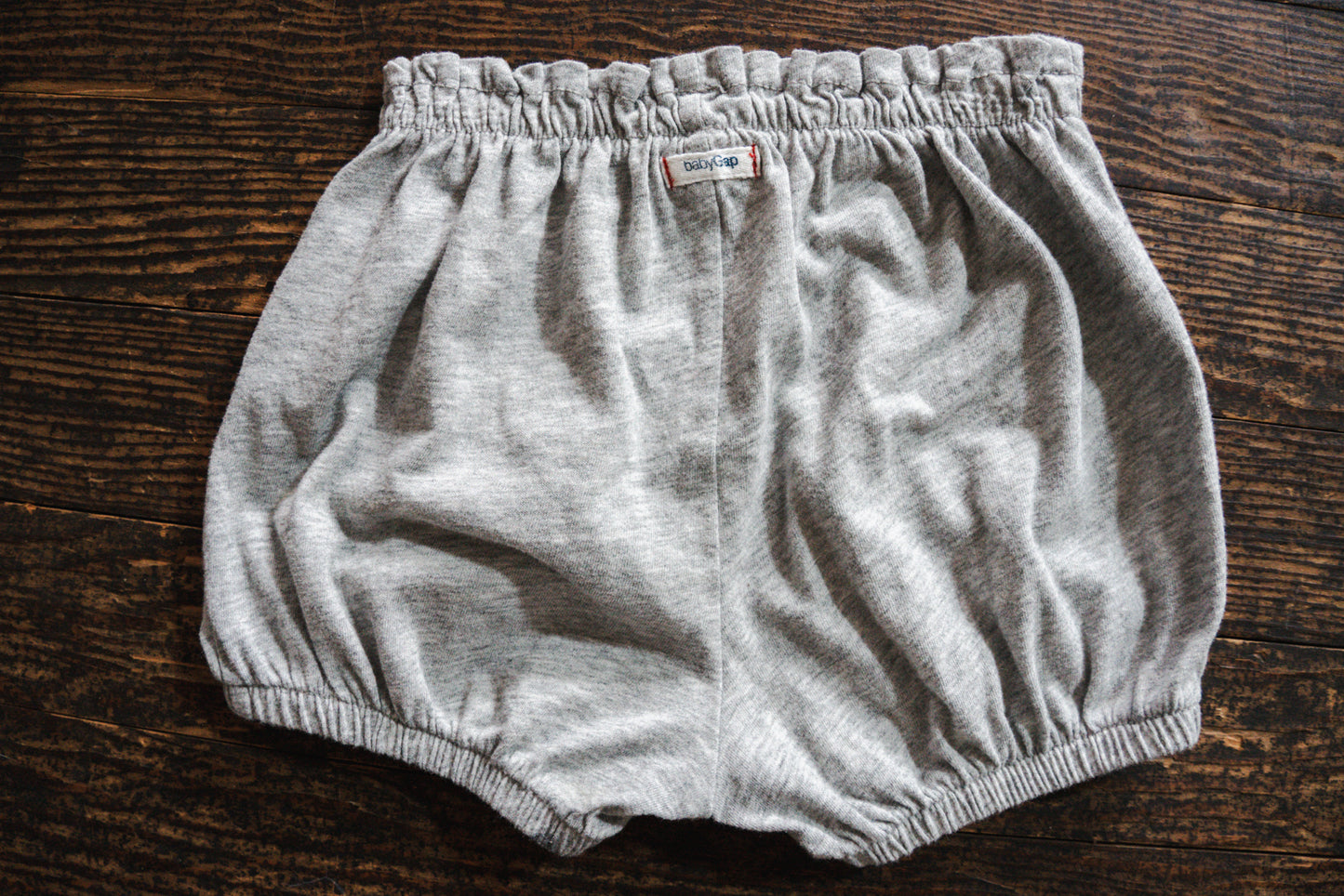 Heather Grey Bloomers: 12-18mos