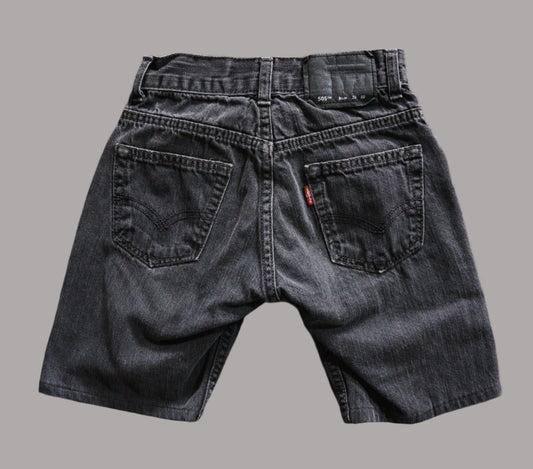 Grey Denim Cutoff Shorts: 8yr