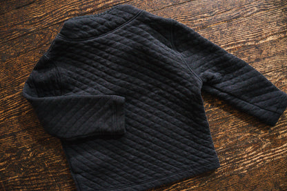 Black Textured Pullover Sweatshirt: 3T