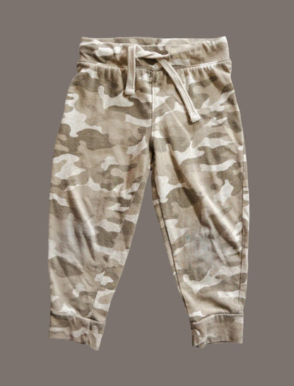 Beige Camo Sweatpants: 2T