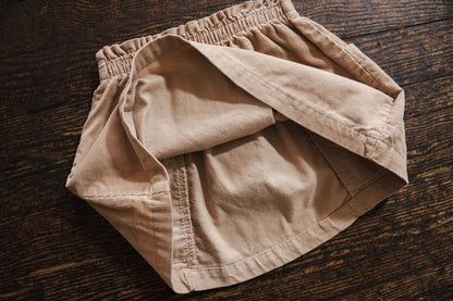 Beige Corduroy Skirt: 2T