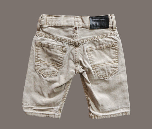 Light Khaki Denim Shorts: 5T