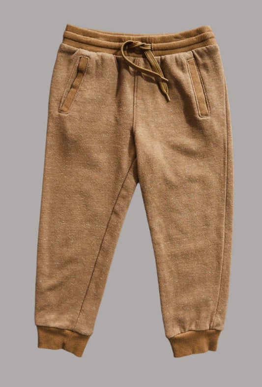 Rust Brown Jogger Sweatpants: 4T