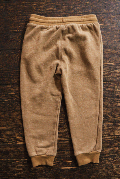 Rust Brown Jogger Sweatpants: 4T