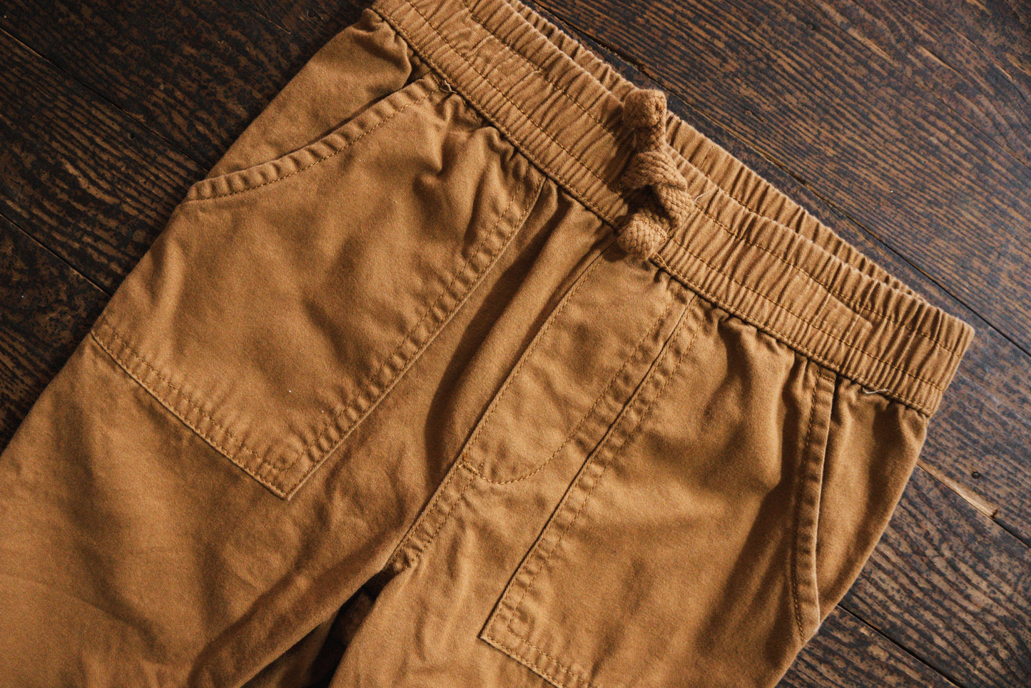 Rust Brown Cotton Slacks: 4T