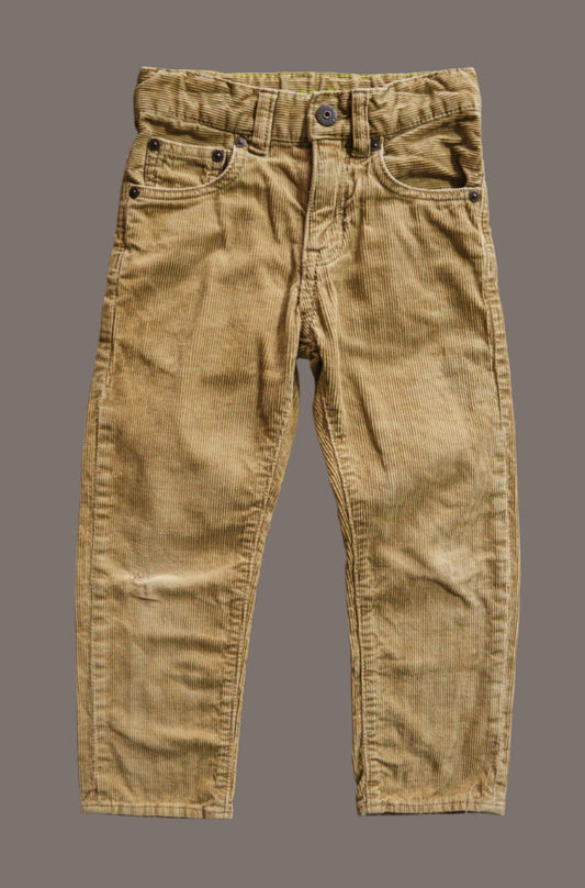 Tan Corduroy Jeans: 4T