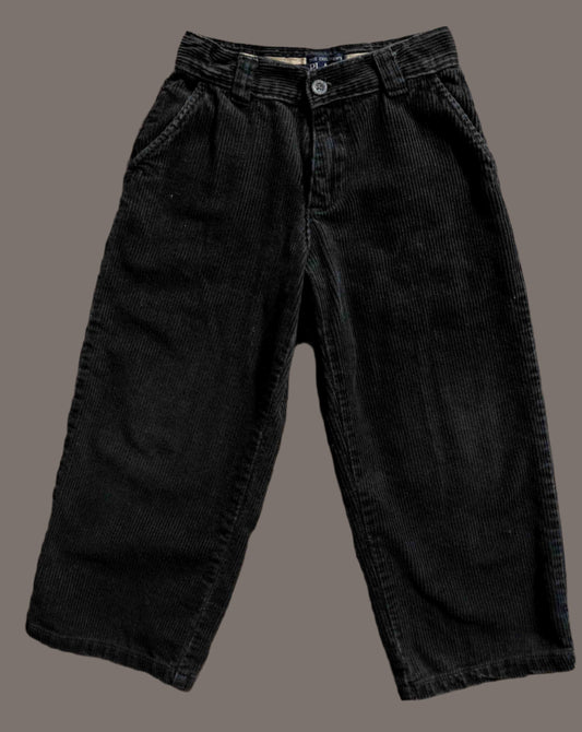 Black Corduroy Slacks: 5T