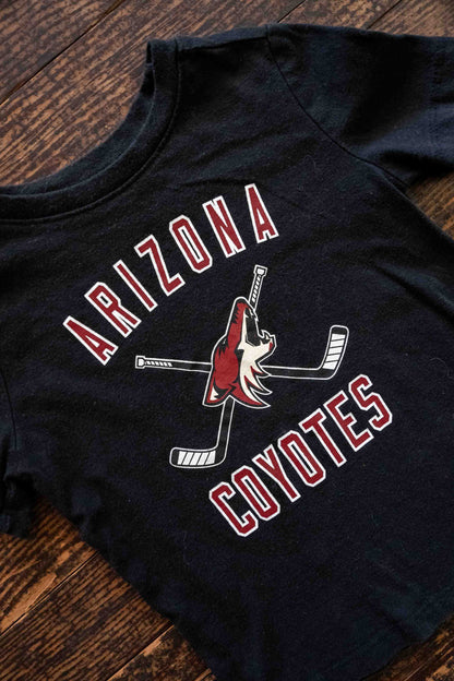 Black Arizona Coyotes Hockey T-Shirt: 2T