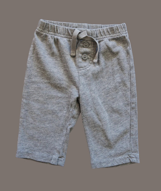 Heather Grey Lounge Pants: 3-6mos