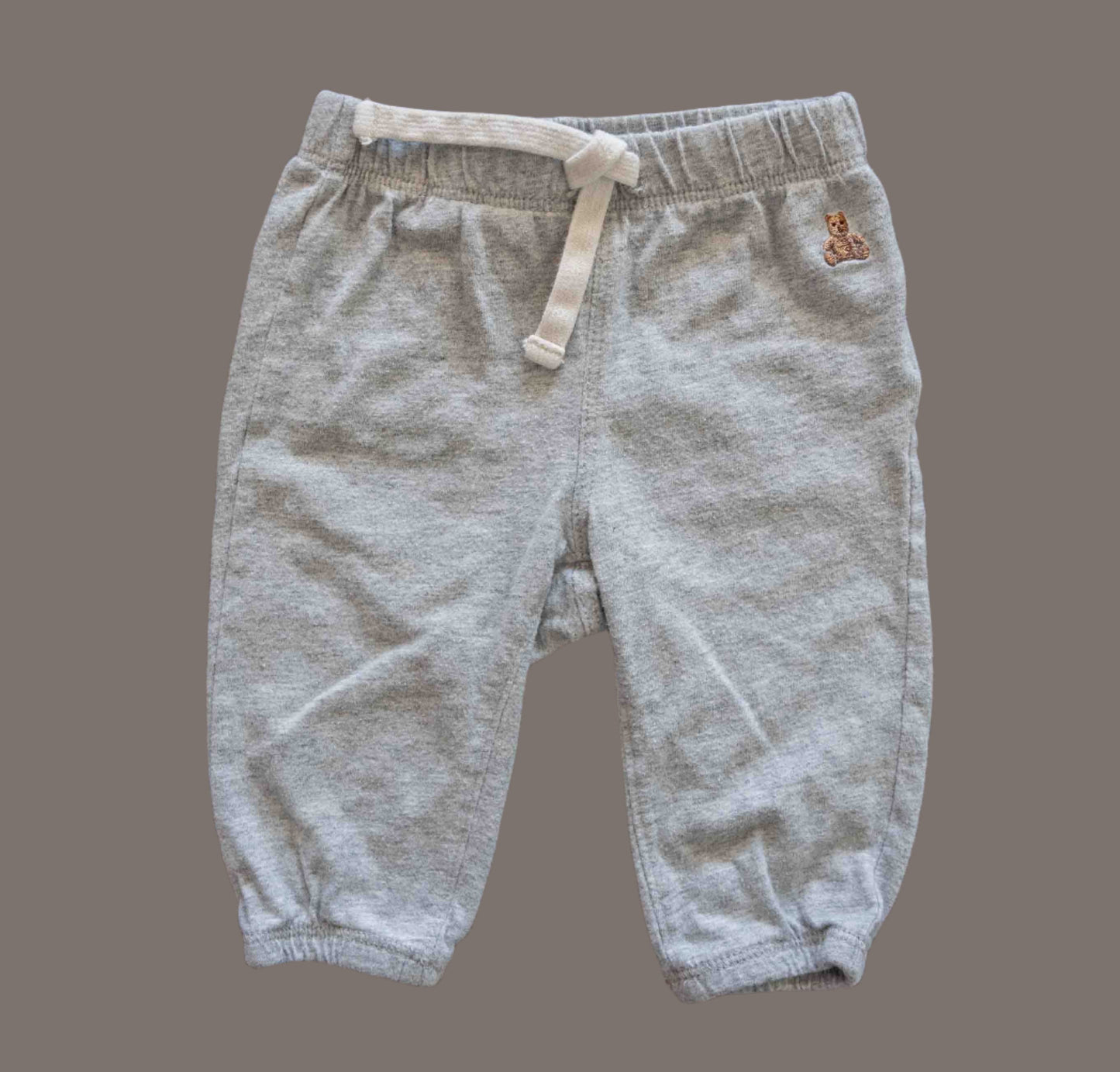 Heather Grey Pants: 3-6mos