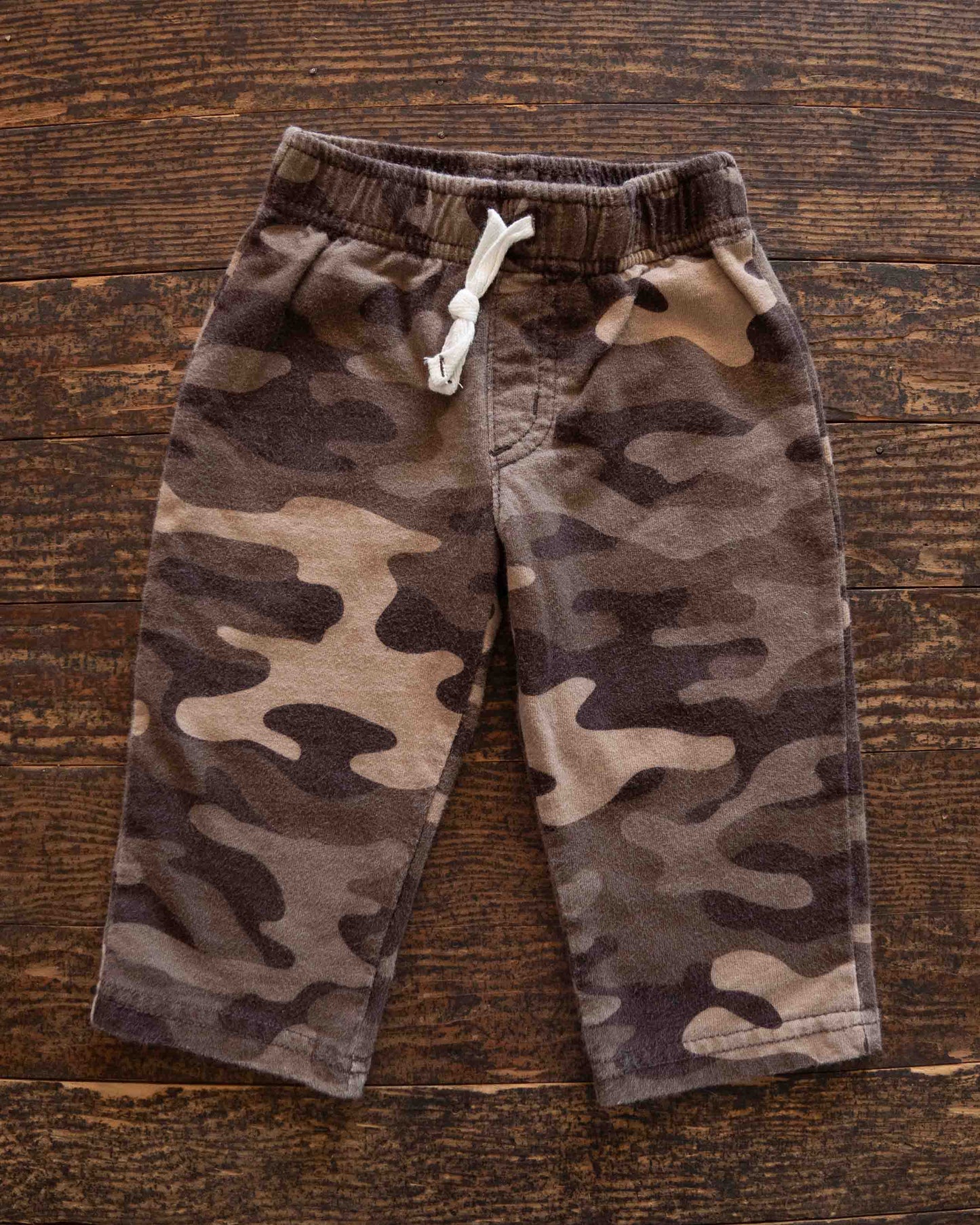 Brown Camo Sweatpants: 9mos