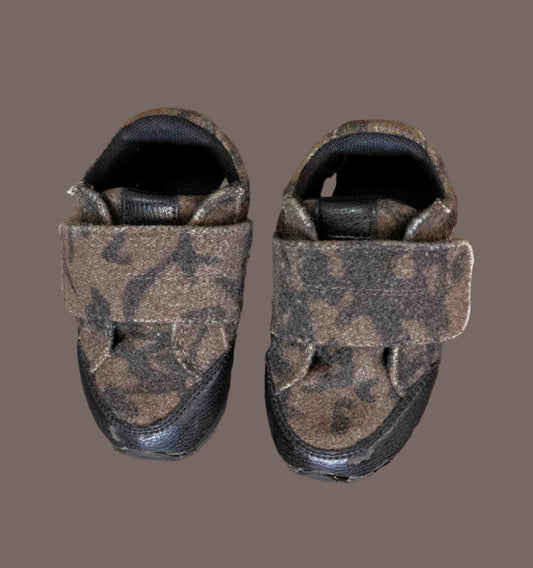 Camo Velcro Shoes: size 6