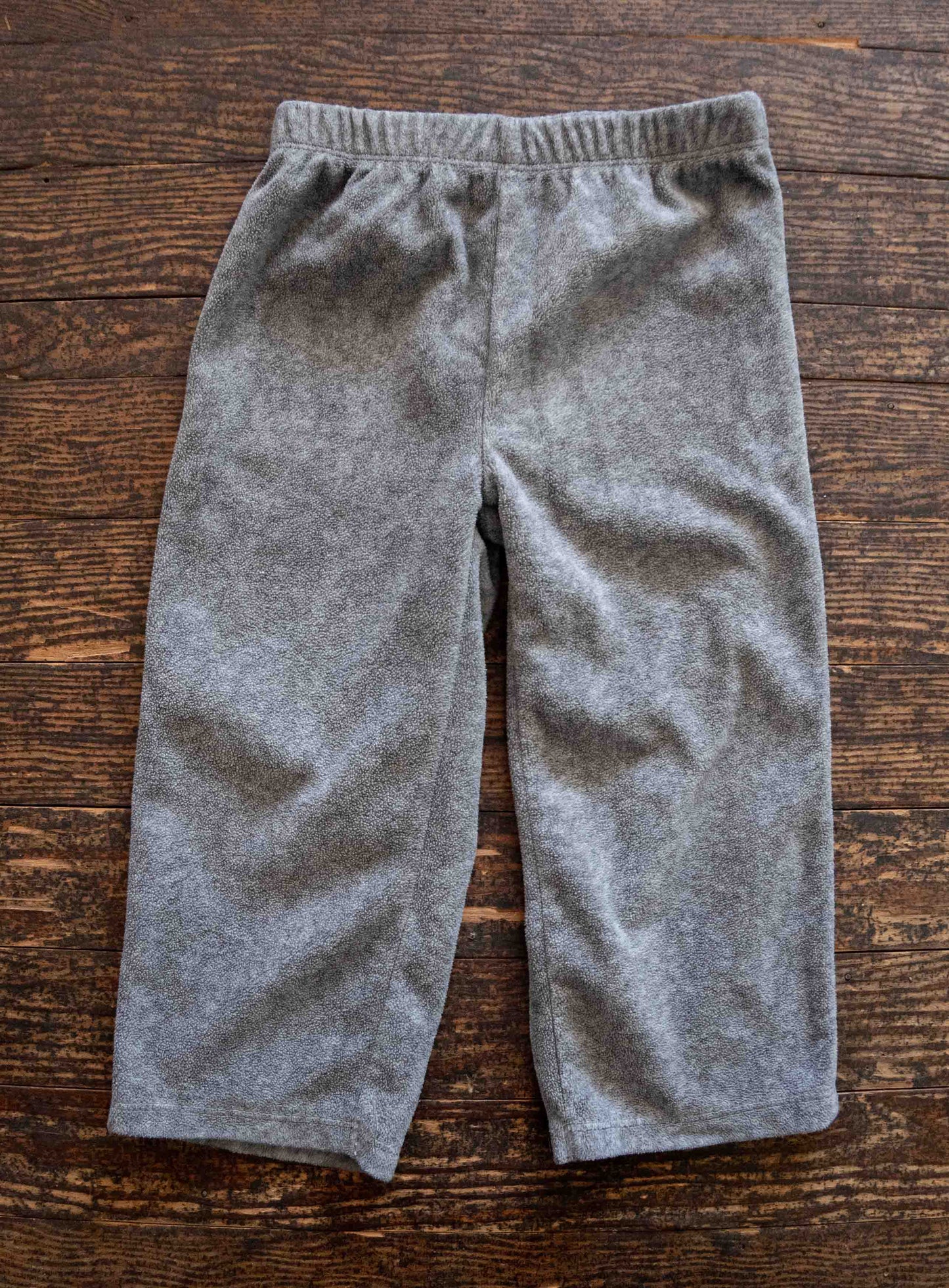 Grey Fuzzy Fleece Pants: 24mos