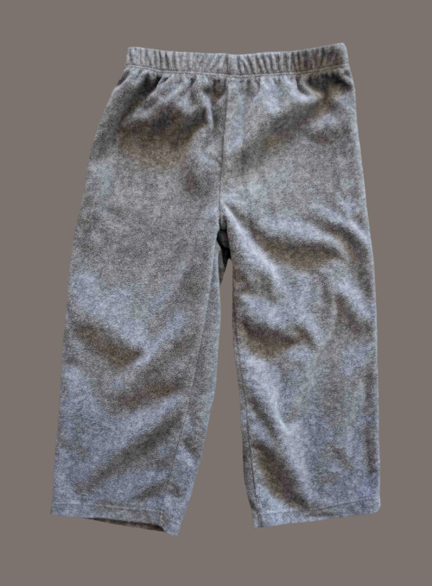 Grey Fuzzy Fleece Pants: 24mos