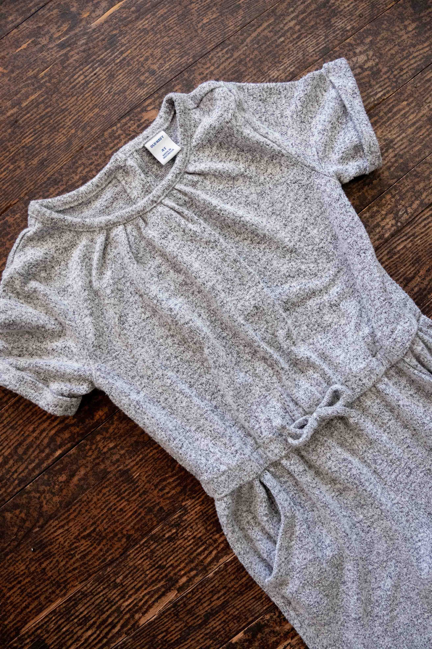 Heather Grey Soft Jumper: 4T