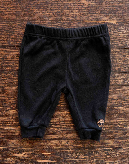 Basic Black Pants: 0-3mos