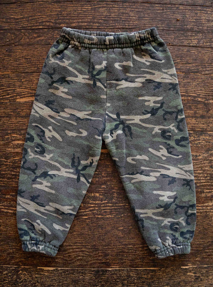 Green Camo Sweatpants: 24mos