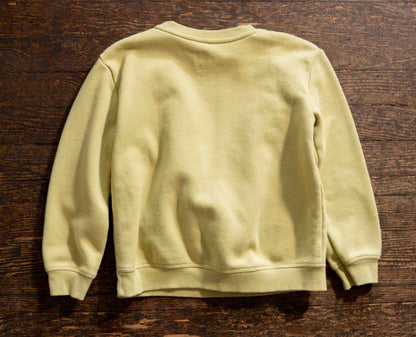 Lime Green Besties Fleece Sweater: 7yr