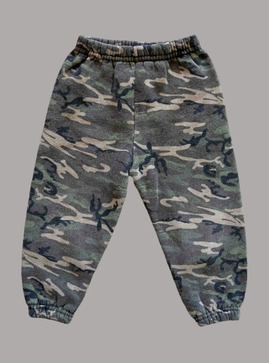 Green Camo Sweatpants: 24mos