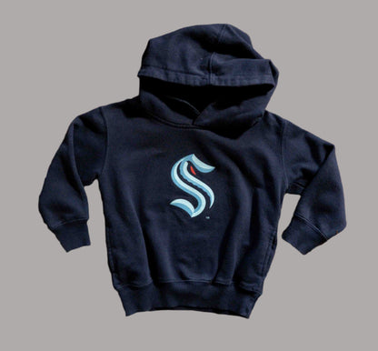 Navy Blue Seattle Kraken Hockey Hoodie: 2T