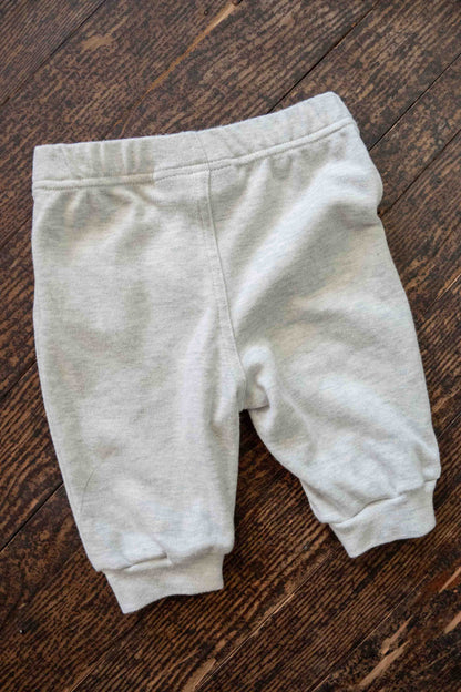 Ash Grey Sweatpants: 0-3mos