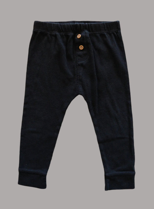 Black Button Pants: 18mos