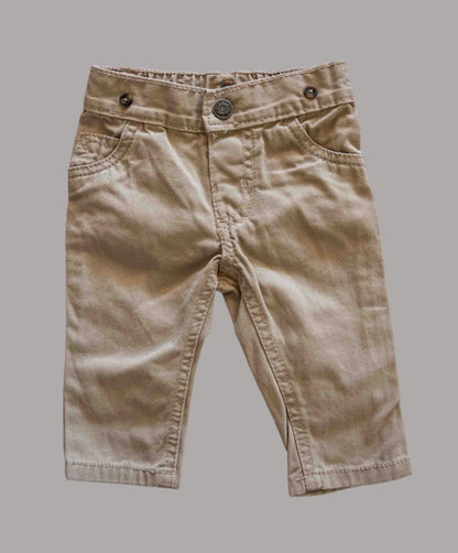 Tan Cotton Slacks: 3mos