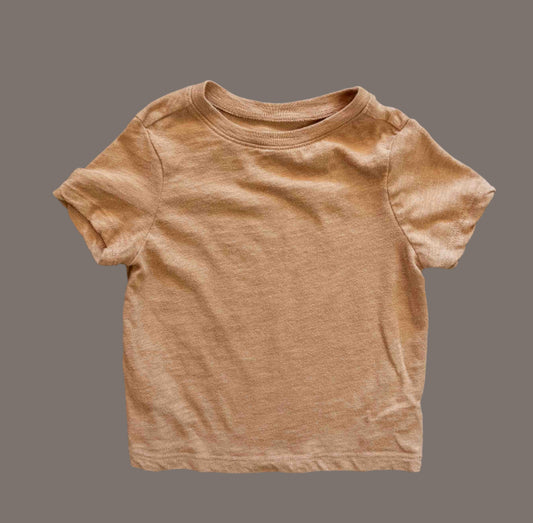 Camel Brown Short Sleeve T-Shirt: 2T