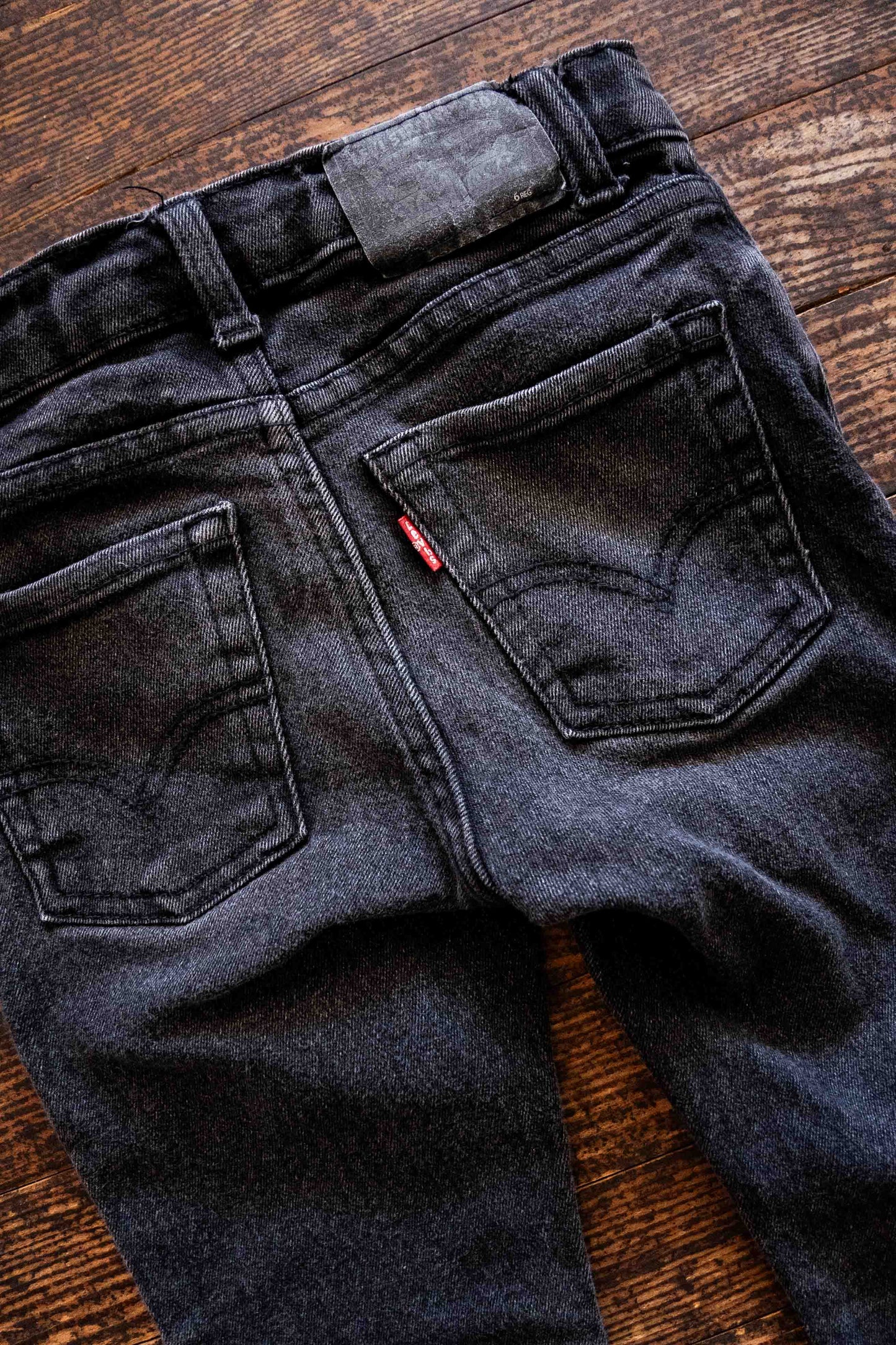 Black Skinny Denim Jeans: 6yr