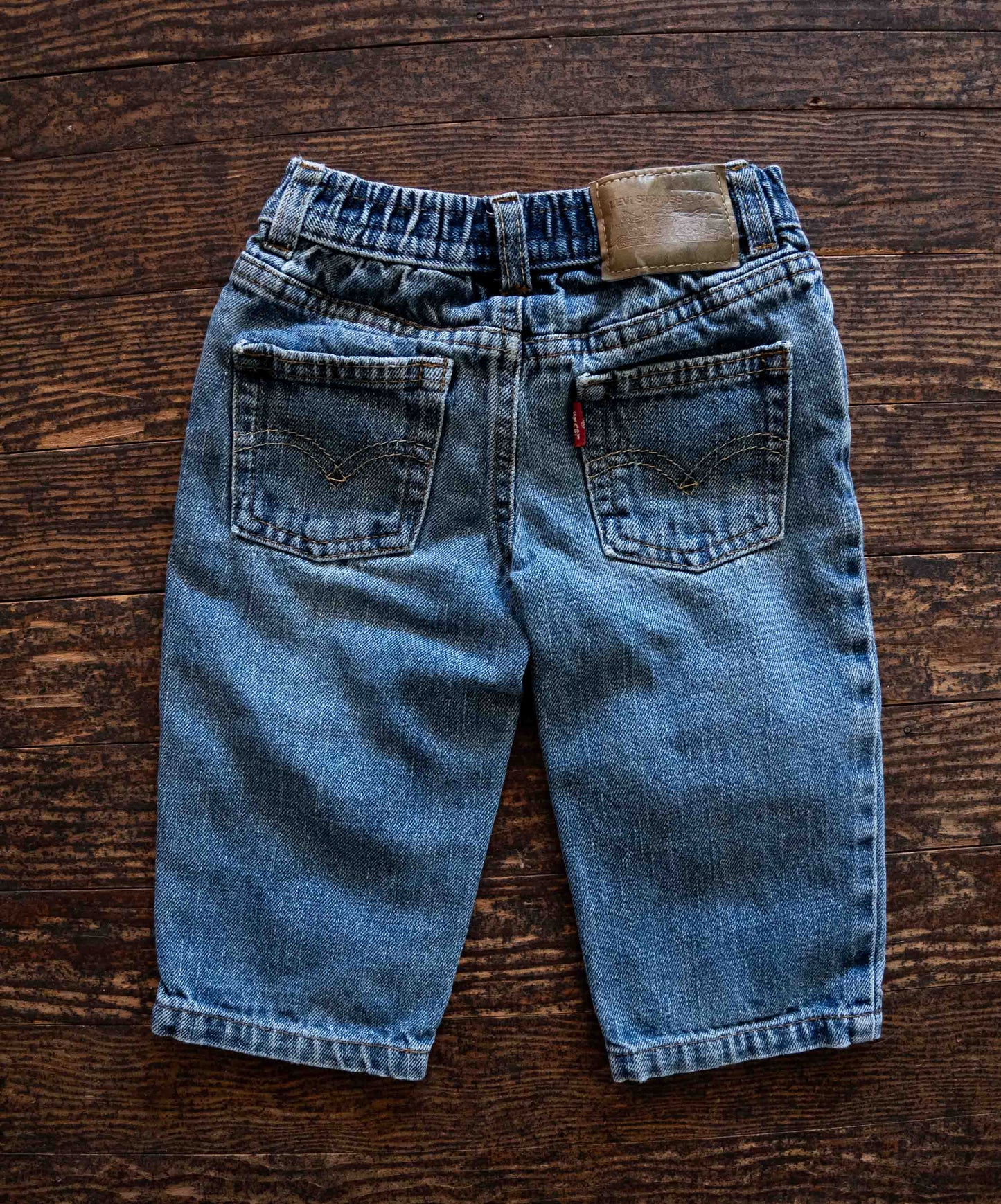 Blue Denim Jeans: 12mos