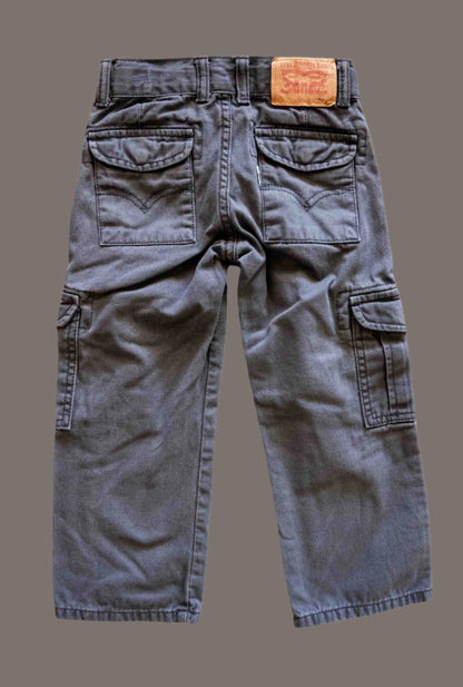 Slate Grey Carpenter Pants: 4T