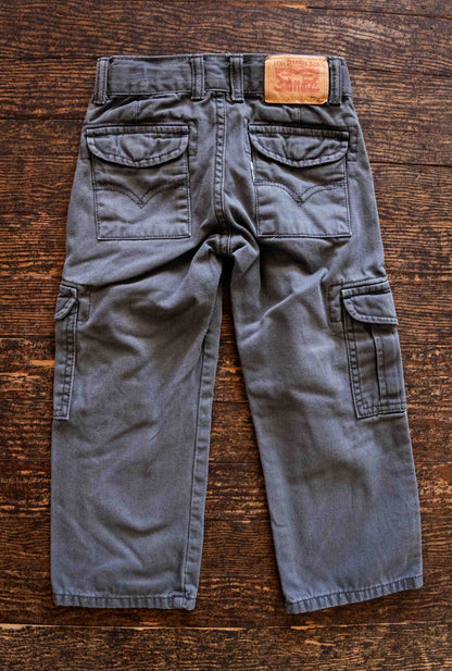 Slate Grey Carpenter Pants: 4T