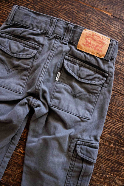 Slate Grey Carpenter Pants: 4T