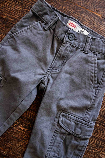 Slate Grey Carpenter Pants: 4T