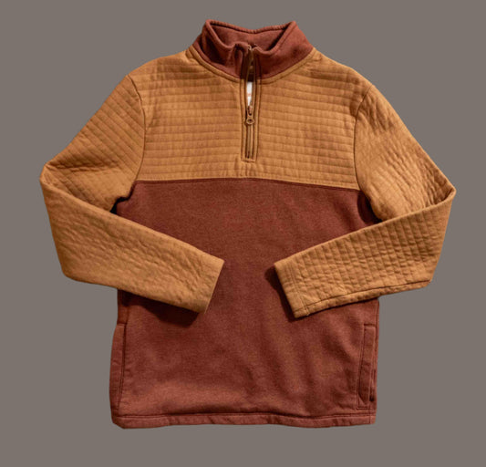 Rust Brown Pullover Sweatshirt: 8-10yr