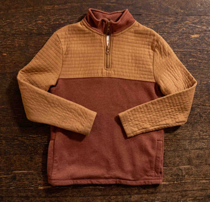 Rust Brown Pullover Sweatshirt: 8-10yr