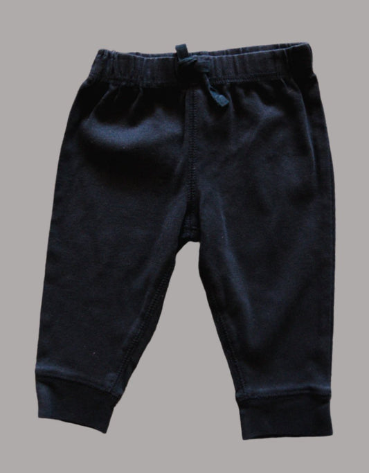 Black Basic Pants: 9mos