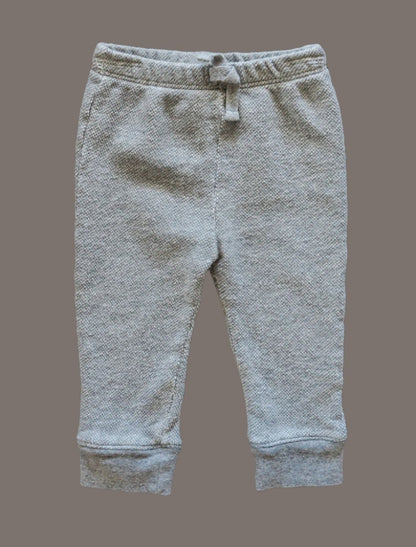 Heather Grey Organic Pants: 3-6mos