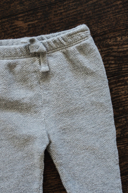 Heather Grey Organic Pants: 3-6mos