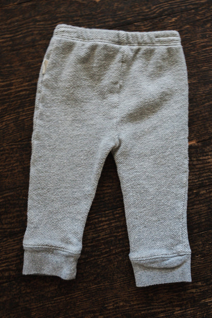 Heather Grey Organic Pants: 3-6mos