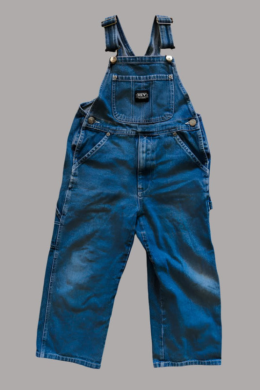 Blue Denim Carpenter Overalls: 6yr