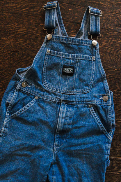 Blue Denim Carpenter Overalls: 6yr