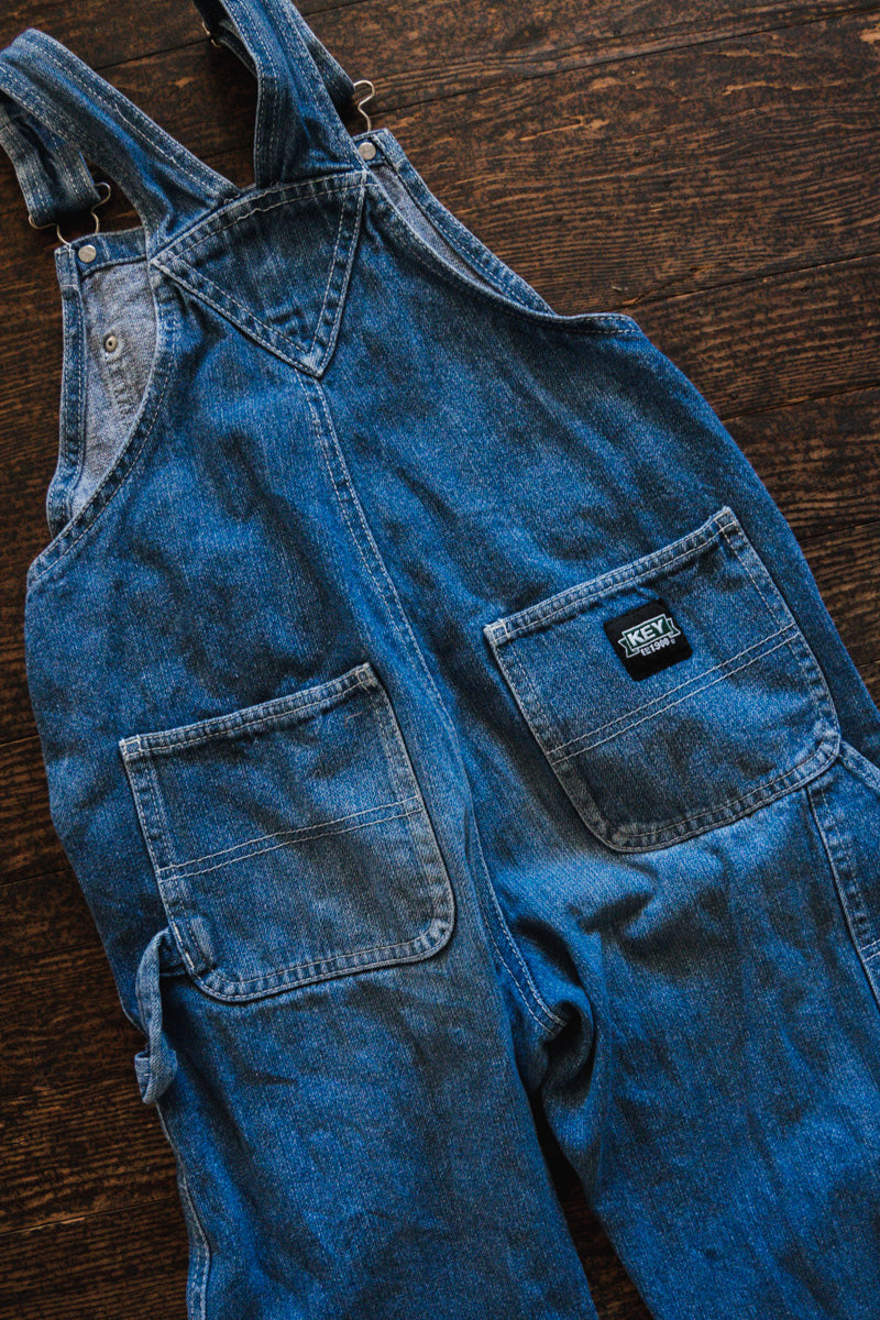 Blue Denim Carpenter Overalls: 6yr