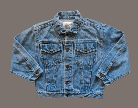 Vintage Light Blue Denim Jacket: 6yr