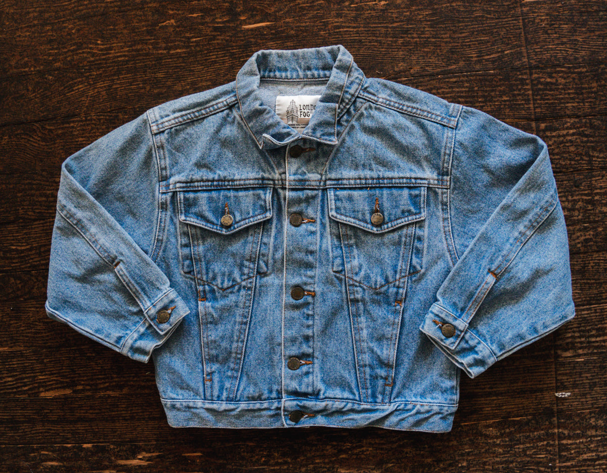 Vintage Light Blue Denim Jacket: 6yr