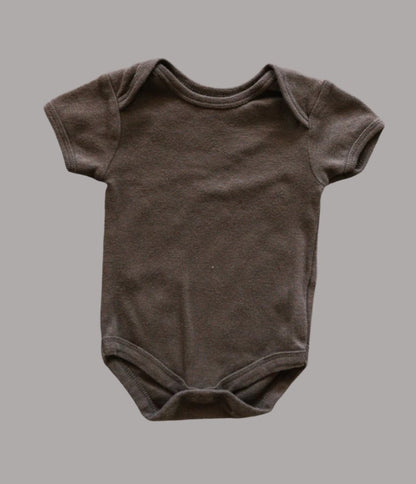 Olive Brown Bodysuit: 3-6mos