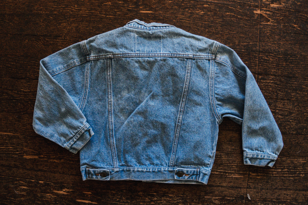 Vintage Light Blue Denim Jacket: 6yr