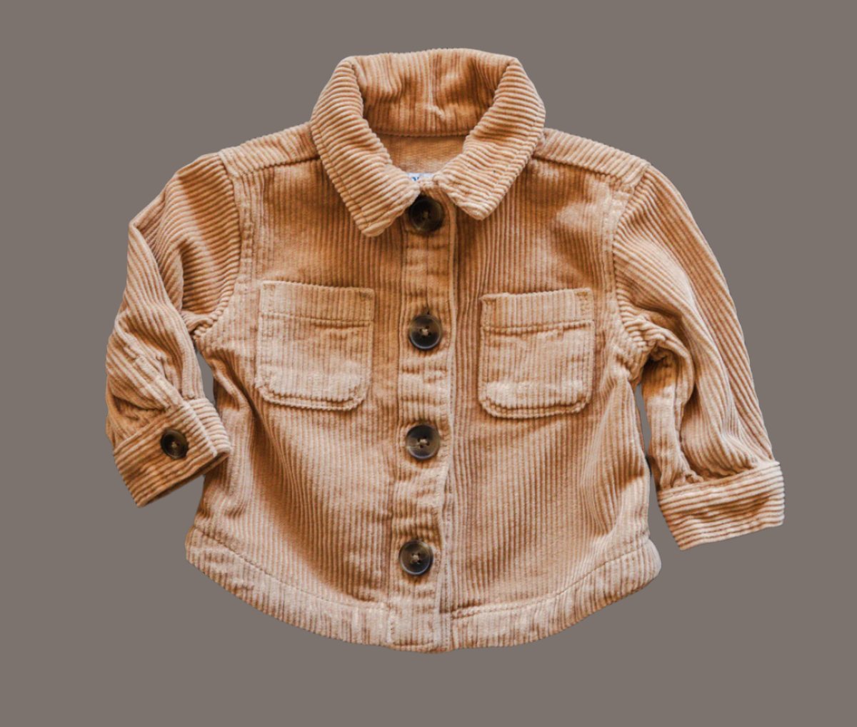 Rust Corduroy Jacket: 3-6mos