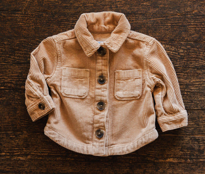 Rust Corduroy Jacket: 3-6mos